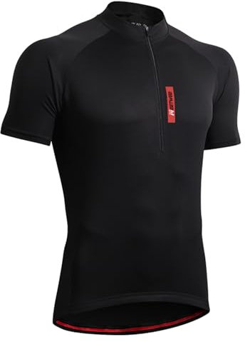 GarBull Herren Radtrikot Fahrradtrikot Kurzarm, Fahrradbekleidung Fahrrad Trikot T Shirt für Männer, Atmungsaktive Cycling Jersey Schnell Trocknen Radsport Bekleidung