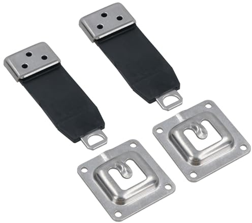 Door Retaining Retainer Check Straps Stainless Steel for Trucks Trailers Vans 2pc