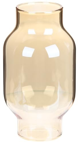 INOOMP Abat-Jour Verre pour Remplacement de Cheminée de Lampe à Pétrole Support Sécurisé pour Usage Prolongé Intérieur
