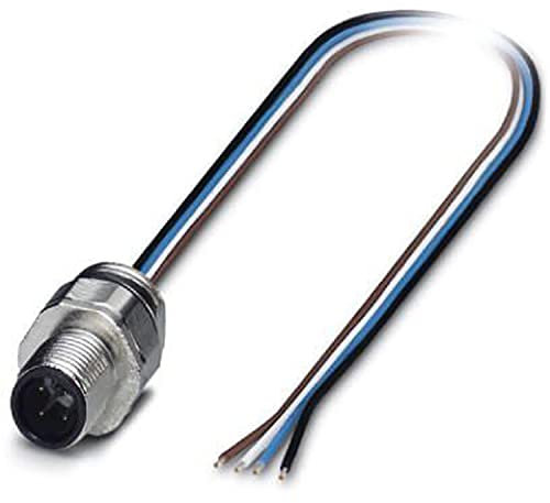 PHOENIX CONTACT SACC-EC-M12MS-4CON-PG9/0.5 Wunddurchführung, 4 Polig, 0.5m TPE-Litze, 4 x 0.34mm², 25.200g Gewicht