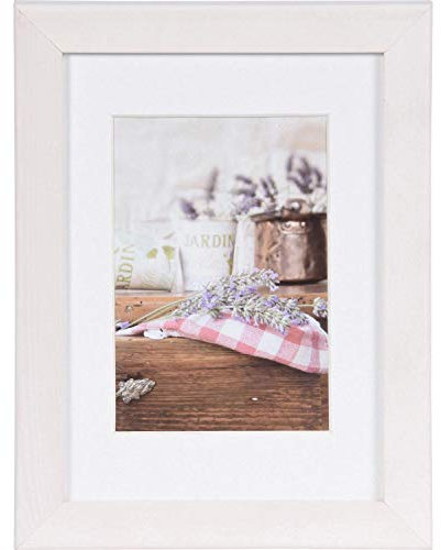 Henzo Jardin Bilderrahmen, Holz, Weiss, Bildformat 13x18 cm
