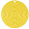 Le Creuset Runder Topflappen aus Silikon, ⌀ 20 cm, Citrus, 93000230403200