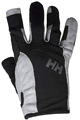 Helly Hansen SAILING GLOVE LONG – Unisex Handschuhe zum Segeln und für Wassersport – Schwarz (Black), XS
