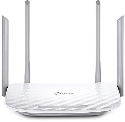 TP-Link Archer C50 Router Wi-Fi de Banda Dual Router Inalámbrico AC1200, 300Mbps en 2.4 Ghz y 867 MBps en 5 GHz, 4 Antenas, blanco