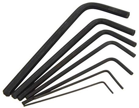 C-FUNN 7 Stücke 0,7Mm-3Mm Mini Hexagon Innensechskantschlüssel Schraubendreher Set Tool Kit