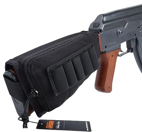 EXCELLENT ELITE SPANKER Tactical Buttstock Shotgun Rifle Shell Holder for Cheek Rest Ammo Holder Pouch