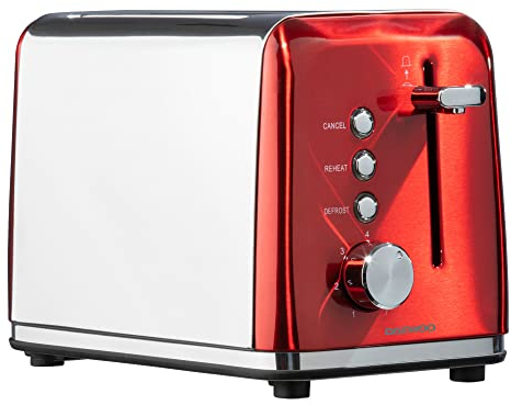Daewoo SDA1584, Red 2 Slice Toaster