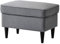 STRANDMON Fußhocker Gillhov multicolor, 60x40x44 cm, langlebig und pflegeleicht Fußhocker aus Stoff Fußhocker und Sitzhocker. Sofas & Sessel Möbel Umweltfreundlich. 60x40x44 cm Nordvalla dunkelgrau