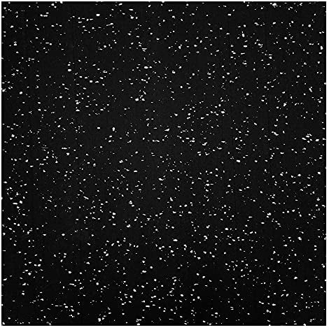 Nicoman Anti-Vibration Noise Reducing Rubber Mat for Washing Machine Dryer Refrigerator Treadmill Big Appliance Accessory - Cuttable Size |6mm - 100x100cm|Galaxy Black