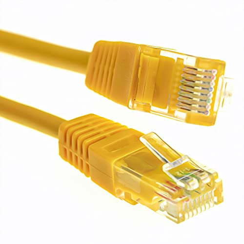 kenable Yellow Network Ethernet RJ45 Cat-5E UTP PATCH LAN COPPER Cable Lead 3m [3 metres]