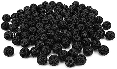 Hztyyier Bio Balls, Biokugeln 26mm 100 Stück Hochwertiges Biofiltermedium für Aquarium und Teichfilter