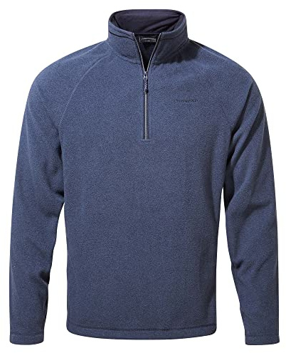 Craghoppers Herren Corey Fleece-Pullover mit halbem Reißverschluss, isolierender, Leichter, weicher Stoff – perfekt für Outdoor, Spazierengehen, Wandern und Camping