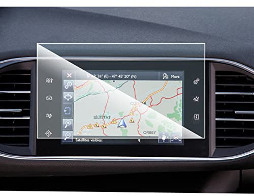 KARYLAX Protection d'écran en Verre Flexible 100% Transparent Compatible avec Peugeot 308 Plus 2017 Infotainment System 9.7 Pouces