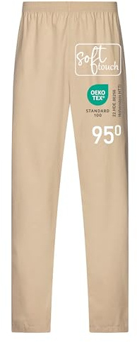 EXNER Medizinische OP-Schlupfhose, Pflege-Hose, Arbeitshose, Unisex für Herren und Damen in Medizin, Krankenpflege, Altenpflege, SPA, Wellnes, weiß, grau, blau, grün, rot, rosa, lila, orange, beige