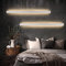 ZMH Wandleuchte Innen Wandlampe LED - Modern Schlafzimmer 100CM Flurlampe Warmweiß 31W Weiß Treppenhauslampe Wandbeleuchtung für Flur Treppenhaus Kinderzimmer Wohnzimmer