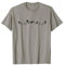 Snowboard Geschenk Grau Klassisch geschnittenes Snowboard T-Shirt mit Kurzarm und Rundhals für Snowboarder, Sportbegeisterte - Unisex-Jugendliche - Klein - EU - 34 inches