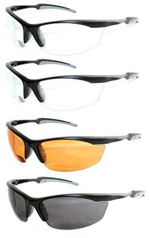 ARMITAGE 4 pares de gafas bifocales de seguridad AMB-610777 colores surtidos (+2.00)