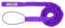 TowWhee - Das Originale Fahrrad-Bungee-Abschleppseil für Kinder, MTB- und Radsport, Stretchzuggurt für weitere Fahrten mit Ihrem Kind, (Kids Original Purple Connect Strap)