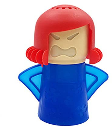 GIMOCOOL Limpiador de microondas Angry Mom | El Limpiador a Vapor Limpia fácilmente la Suciedad en Minutos,Cool Mom - Absorbedor de olores para Nevera para el hogar o la Oficina, fácil de Limpiar