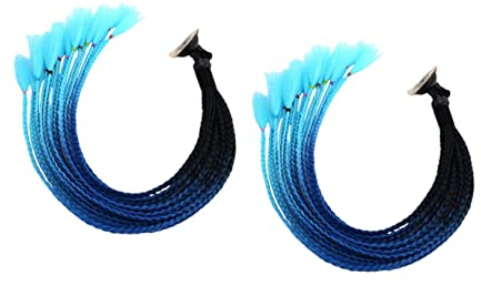 INOOMP 2st -Pferdeschwanz Scuter Zarte -pferdeschwänze Rosensauger Saugnapf-helmgeflecht Saughelmhaar Saug Stieg Roller Haarschmuck Empfindlich Hochtemperaturdraht Zubehör