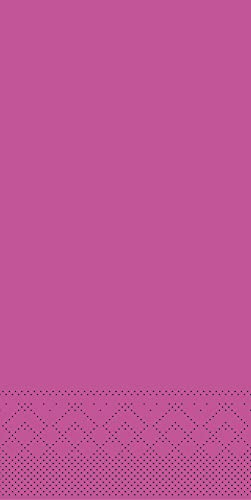 MANK 3-lagige Tissue-Servietten in Violett 40x40 cm Saugstarke Einmalservietten 100er-Pack 1/8 Falz Ideal für Hochzeiten Partys & Catering
