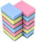 Direct Mart Sponge Scourer, Dual-Sided Scourers Sponge, Scratch-Free Cleaning Tools, Versatile Washing Up Sponge, Durable Minky Scrubber, Portable & Easy Handle Kitchen Cleaner(12 Pack, Multicolour)