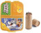 OM SUPPLIES Looney Tunes Heroes - Lonchera reutilizable con 3 compartimentos múltiples, para niños, escuela, incluye juego de lápices de tamaño medio de 12 piezas (Looney)