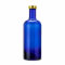 Shurity Pack 4PZ Bottiglie in vetro per acqua Basic 75cl. Blu con tappo Oro (4)