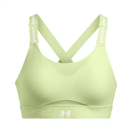 Under Armour Damen Infinity 2.0 High Support Bra BH, Retro Grün/Weiß, L
