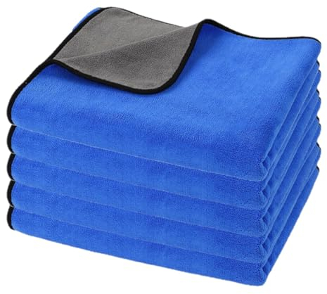 HOUSON 5PCS 400gsm auto asciugatura asciugamano, panno in microfibra asciugamano in microfibra pulizia 30 cm x 30 cm