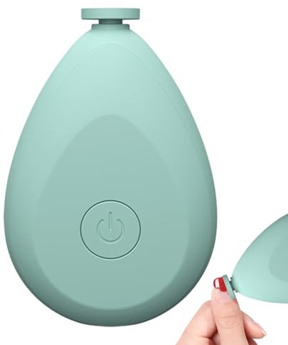 Cortauñas eléctrico para bebé - Cortaúñas para bebé con 4 cabezales de molienda | Lima de uñas recién nacida para dedos y uñas, cortaúñas para niños pequeños, funciona con pilas