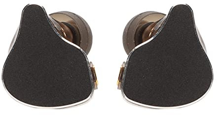 Gonetre 10mm Mmcx Earbuds Dynamic Drive Mmcx Earbuds 10mm Mmcx Earbuds Dynamic Drive HiFi 3 Frequency Balanced Sound DIY Detachable Metal Mmcx Earbuds for Se215 Se315 Se425 Black (Black)