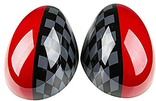 Bumdenuu Coque de rétroviseur latéral JCW pour R55 R56 R57 R58 R60 R61