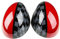 Bumdenuu Coque de rétroviseur latéral JCW pour R55 R56 R57 R58 R60 R61