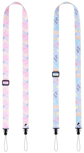 VOVMOEYA Camera Strap for Kids[2 Pack],Kids Camera Lanyard Neck Strap,iPad Strap for kids,Children Camera Strap for Fujifilm mini Camera