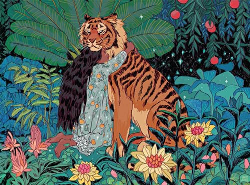 Buffalo Games - Em Niwa - Bonjour - Wild Friend - Puzzle de 1000 pièces pour adultes - Puzzle stimulant parfait pour les soirées de jeu - Dimensions du puzzle fini : 68 x 50 cm