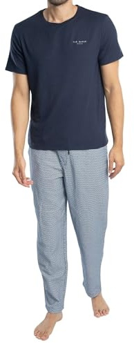 Ted Baker Men's Modal Pyjama Set, Blue, M