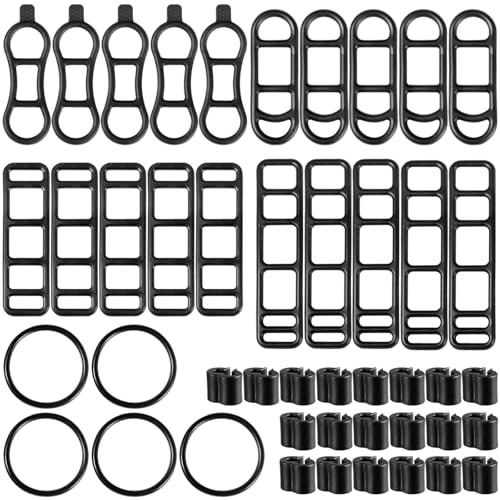 Annickee 25 Stück Fahrradlicht Gummiband, Fahrrad Silikonband, Fahrradlicht Gummi, Silikonband für Halterung, Stretch Gummiband zur Befestigung für LED-Leuchten, Fahrradlichter, Taschenlampen usw