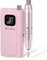 MelodySusie Ponceuse pour Ongles Professionnel Sans Fil 30000 tr/min, SC300F Lime a Ongle Electrique Rechargeable Vitesse Réglable avec LCD écran, Set Manucure Pedicure pour Salon/Maison (rose)