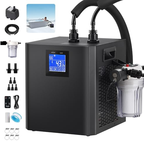 QAMGCYW Aquarium-Kühler für Aquarien, 200 l