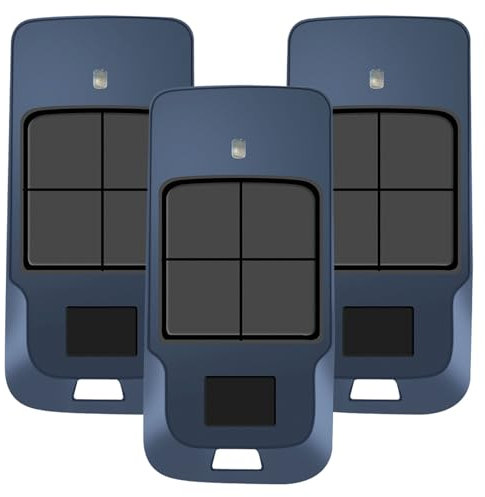 Remplacement de la télécommande Mitto 2, Télécommande 433.92 MHz 4 canaux, télécommande Compatible avec Mitto Cool C2, MITTO COOL C4, MITTO 4 (Lot de 3)