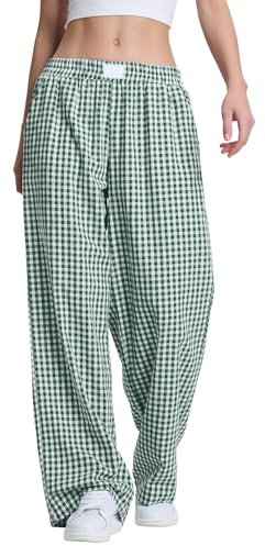 Rapbin Pantalon de pyjama pour femme doux et décontracté pour l'été 2025 avec poches en coton