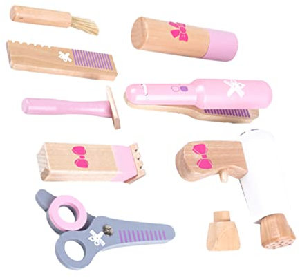 JOINPAYA 1 Satz Cartoon-Haarschneider für frisierset babytragetuch Toys spielsachen frisierset Mini Holzbrot Holz haarschnitt versorgung hölzern