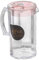 JISADER Jarra de agua Jarra de agua Regalo Gran capacidad verano con mango, Redondo Rosa