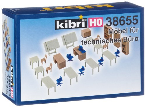 Kibri 38655 - H0 Möbel für technisches Büro