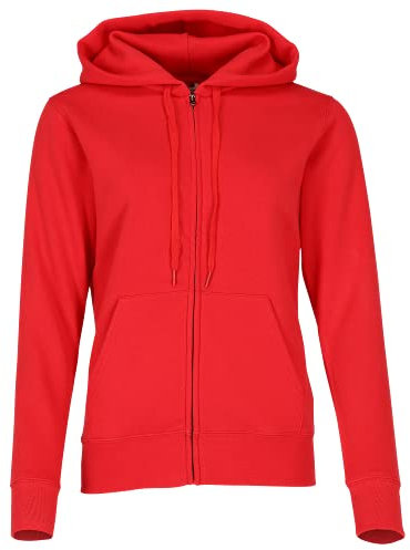 Fruit of the Loom - Giacca sportiva da donna con cappuccio, felpa con cappuccio, Donna, rosso, S (10)