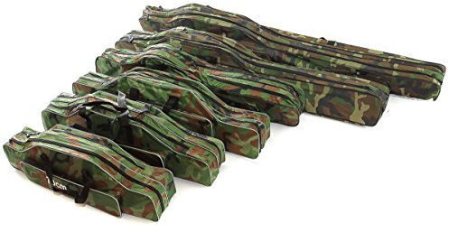 KANANA Angeltasche Rutentasche Rutenfutteral Angelkoffer Anglertasche Tasche (tasche2fach) (150cm Lang)