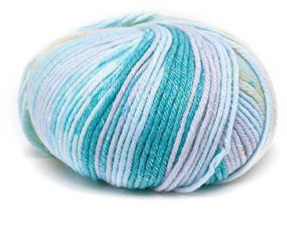 Wolle rico baby dream dk, 50g türkis mix