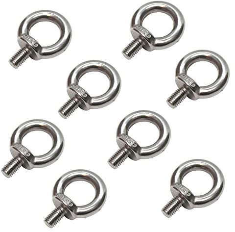 PRIOstahl® RINGSCHRAUBE Edelstahl V4A Ringbolzen Ringschrauben | M10-8 Stück