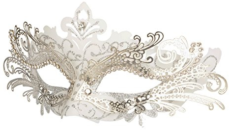 Hoshin Maskerade Maske, Karneval Dekorationen Venezianische Masken für Frauen (Weiß)
